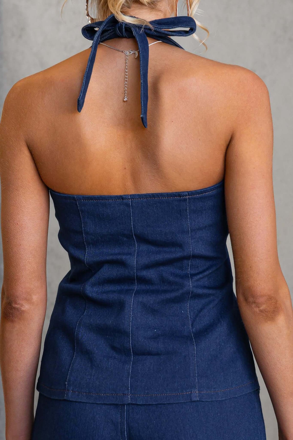 Jayne Denim Top