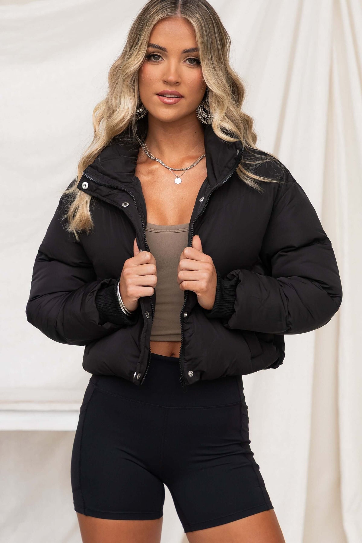 Blair Crop Puffer Jacket