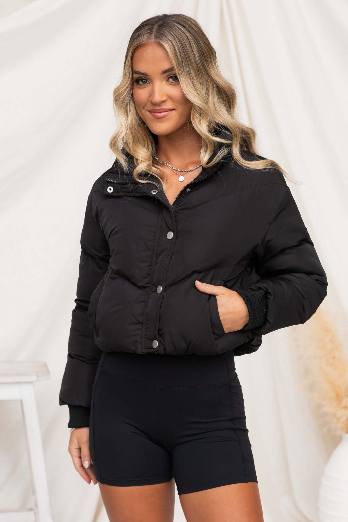 Blair Crop Puffer Jacket
