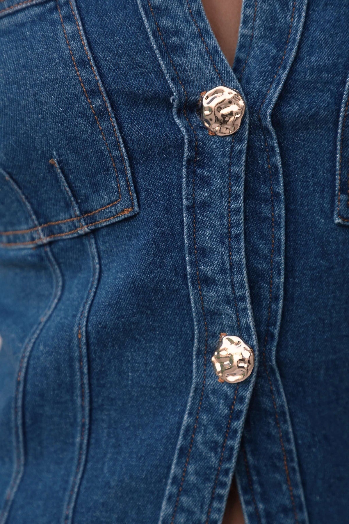 Everly Denim Top