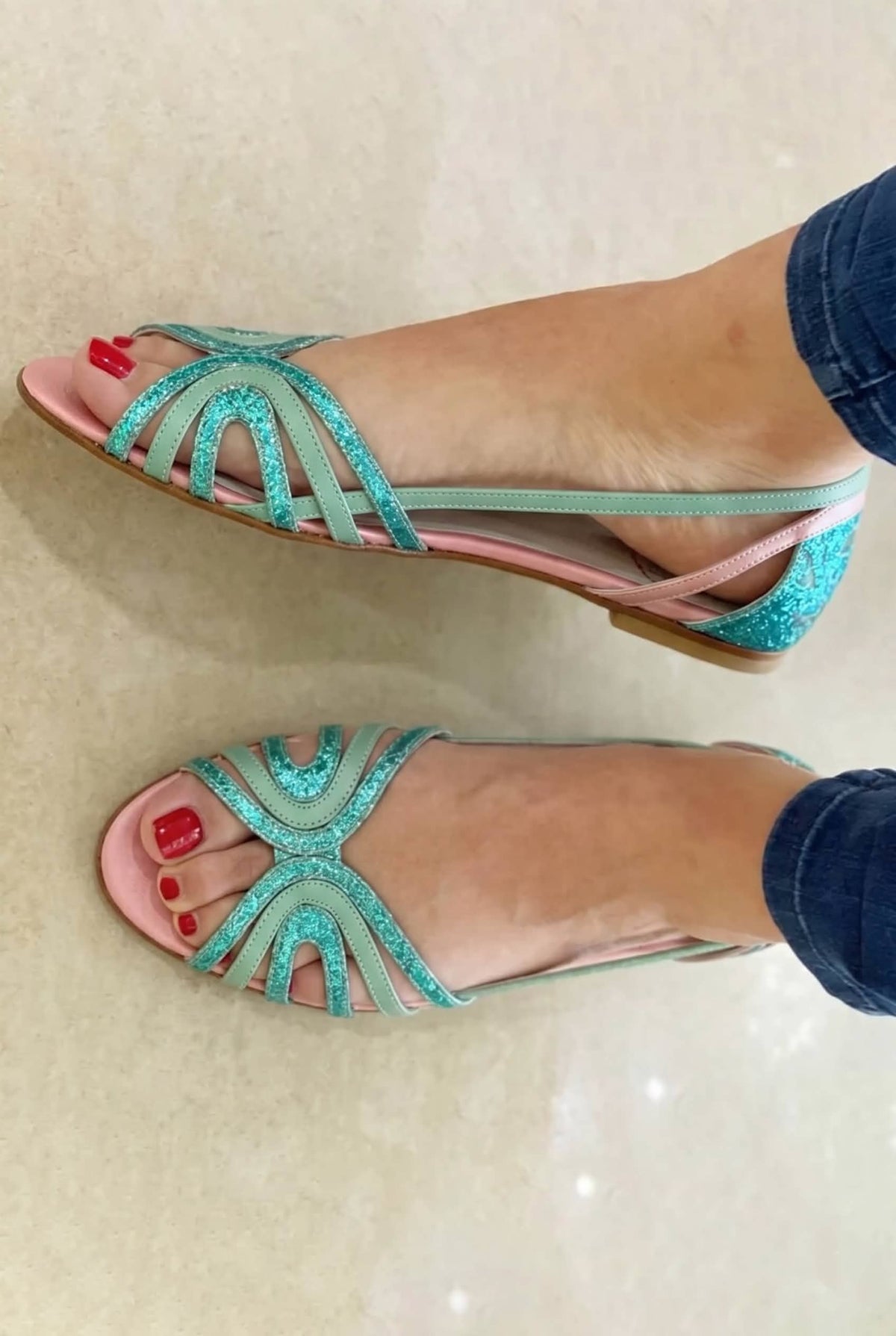 Éléonore™ | Golden Summer Glow Sandals