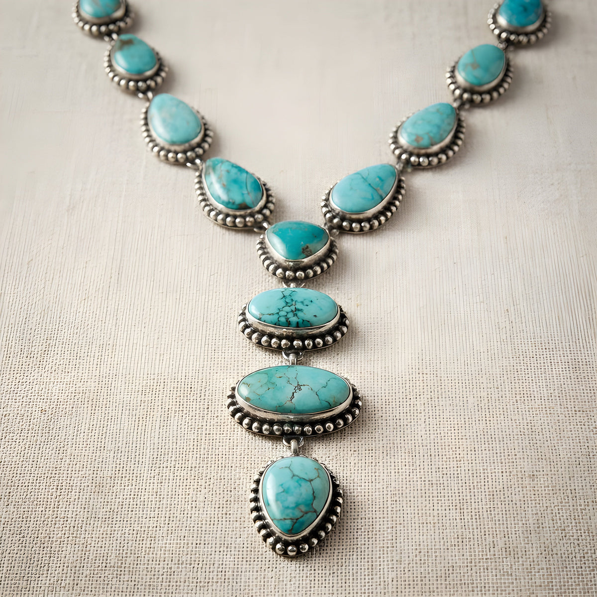 Elegant Vintage Turquoise Jewelry Set
