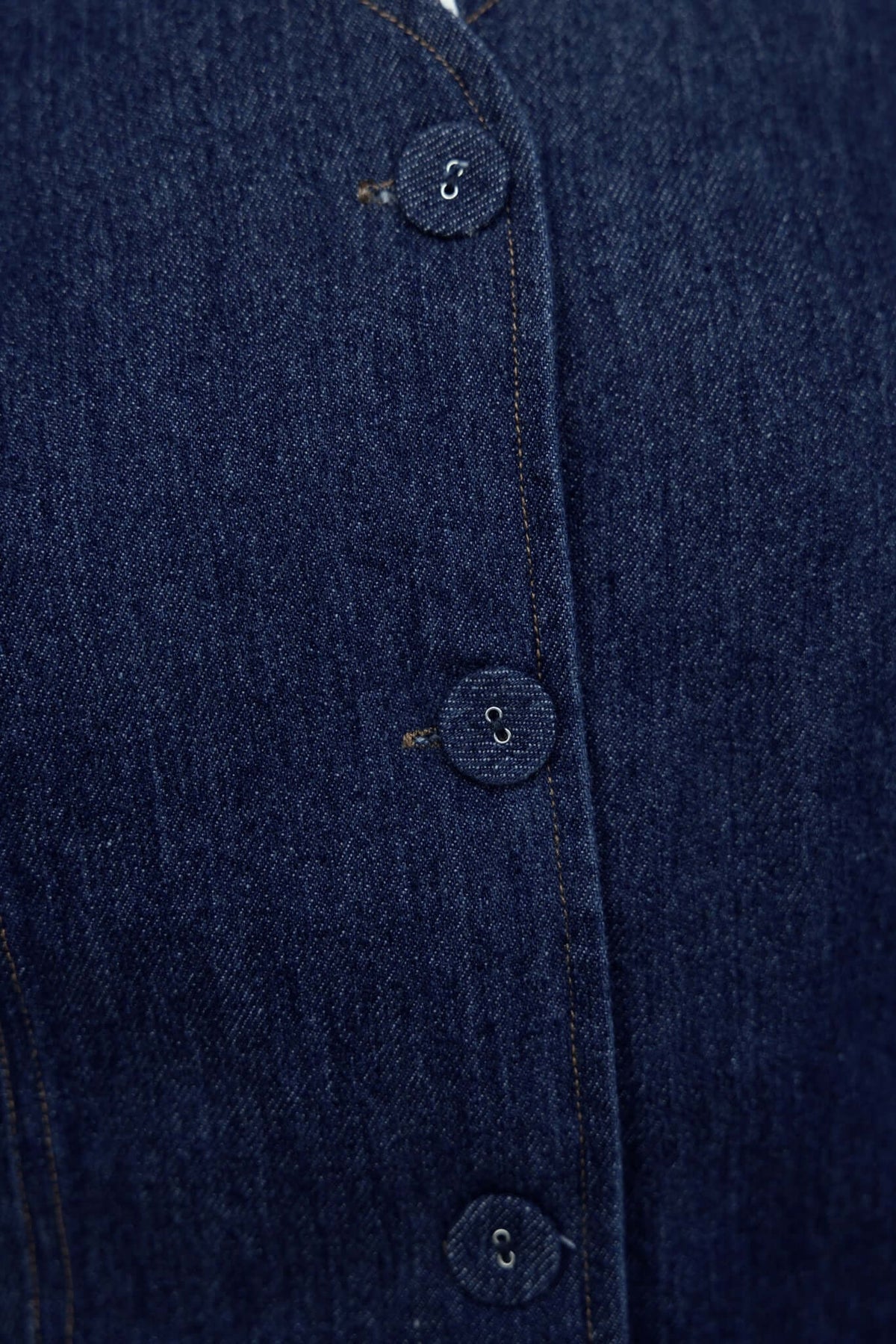 Lila Denim Top